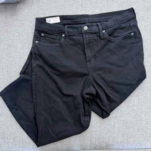 GAP  Black Denim- high rise, skinny